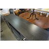 Image 14 : GREY MODERN SIDEBOARD WITH BUILT IN ELECTRIC FIREPLACE - 69 INCHES WIDE X 18 DEEP X 33.5 TALL