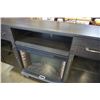 Image 7 : GREY MODERN SIDEBOARD WITH BUILT IN ELECTRIC FIREPLACE - 69 INCHES WIDE X 18 DEEP X 33.5 TALL