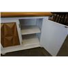 Image 11 : PAINTED 4 DOOR SERVER - 75 INCHES WIDE X 20 DEEP X 33.5 TALL