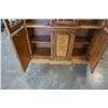 Image 7 : GLASS DOOR DISPLAY CABINET 81 INCHES TALL 41.5 INCHES WIDE, 14 INCHES DEEP