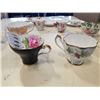 Image 6 : LOT OF VARIOUS UNMATCHED CHINA CUPS AND OTHER SAUCERS