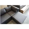 Image 5 : BRAND NEW PREMIUM RATTAN OUTDOOR 4 PIECE MODULAR SECTIONAL SOFA W/ DARK GREY CUSHIONS - RETAIL $1299