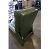 Image 6 : VINTAGE GREEN RECLINER CHAIR - 29 INCHES WIDE X 3 FOOT DEEP
