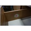 Image 7 : WILD ROSE 6 DRAWER OAK FINISH DRESSER - 61 INCHES WIDE X 18.5 DEEP X 30.5 TALL