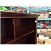 Image 10 : KINGSLEY MODERN 6 DRAWER DOUBLE DRESSER WITH MUNIRE FURNITURE HUTCH - 74 INCHES TALL X 58 WIDE X 18.