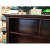 Image 11 : KINGSLEY MODERN 6 DRAWER DOUBLE DRESSER WITH MUNIRE FURNITURE HUTCH - 74 INCHES TALL X 58 WIDE X 18.