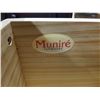 Image 16 : KINGSLEY MODERN 6 DRAWER DOUBLE DRESSER WITH MUNIRE FURNITURE HUTCH - 74 INCHES TALL X 58 WIDE X 18.