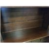 Image 17 : KINGSLEY MODERN 6 DRAWER DOUBLE DRESSER WITH MUNIRE FURNITURE HUTCH - 74 INCHES TALL X 58 WIDE X 18.
