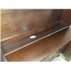 Image 18 : KINGSLEY MODERN 6 DRAWER DOUBLE DRESSER WITH MUNIRE FURNITURE HUTCH - 74 INCHES TALL X 58 WIDE X 18.
