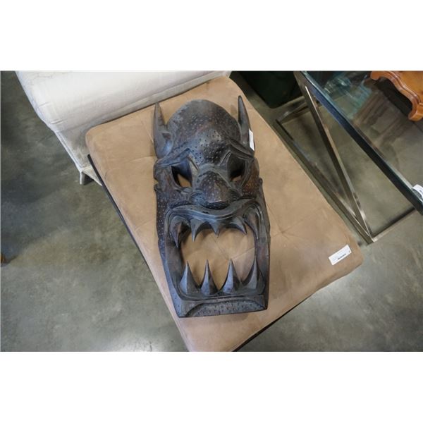 31 inch tall carved mask