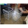 Image 1 : 2 WIRE SHELF ORGANIZERS - 17 INCHES WIDE X 21 DEEP X 28 TALL