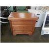 Image 1 : OAK 2 DRAWER NIGHTSTAND - 30 INCHES WIDE X 17 DEEP X 27 TALL