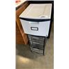 Image 1 : 4 DRAWER ROLLING ORGANIZER AND 1 DRAWER ORGANIZER