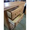 Image 4 : 7 DRAWER OAK DRESSER - 51 INCHES WIDE X 17 DEEP X 50.5 TALL