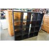 Image 3 : BLACK CUBICAL SHELF - 58 INCHES WIDE X 15.5 DEEP X 58 TALL