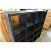 Image 4 : BLACK CUBICAL SHELF - 58 INCHES WIDE X 15.5 DEEP X 58 TALL
