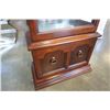 Image 4 : 6 FOOT GLASS DISPLAY CABINET - 26 INCHES WIDE, 13 DEEP