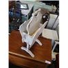 Image 3 : VINTAGE WOODEN MAGAZINE RACK