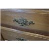 Image 4 : SHERMAG OAK 5 DRAWER DRESSER - 63 INCHES WIDE X 18 DEEP X 31.5 TALL
