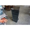 Image 2 : Double sided swivel glass door display case - 13 INCHES WIDE X 14.5 DEEP X 36.5 TALL