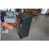Image 3 : Double sided swivel glass door display case - 13 INCHES WIDE X 14.5 DEEP X 36.5 TALL