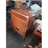 Image 2 : ANTIQUE 4 DRAWER DRESSER ON CASTORS - 3 FOOT WIDE X 19 INCHES DEEP X 4 FOOT TALL