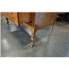 Image 7 : ANTIQUE 4 DRAWER DRESSER ON CASTORS WITH SILVERED MIRROR - 44 INCHES WIDE X 20.5 DEEP X 70 TALL