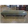 Image 2 : QUEEN ANNE STYLE FOOT BENCH - 43 INCHES WIDE X 13 DEEP X 10 TALL