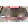 Image 2 : ANTIQUE STONE TOP CABINET
