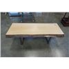 Image 1 : Live edge bench 48" x 20" X 17 tall
