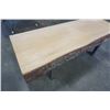 Image 3 : Live edge bench 48" x 20" X 17 tall