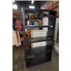 Image 1 : ESPRESSO OPEN BOOKSHELF  - 41.5 INCHES WIDE X 15 DEEP X 79.5 TALL
