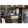 Image 2 : ESPRESSO OPEN BOOKSHELF  - 41.5 INCHES WIDE X 15 DEEP X 79.5 TALL