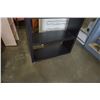 Image 3 : ESPRESSO OPEN BOOKSHELF  - 41.5 INCHES WIDE X 15 DEEP X 79.5 TALL