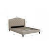 Image 3 : BRAND NEW QUEEN SIZE "TWILIGHT"  UPHOLSTERED BEDFRAME - RETAIL $999