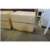 Image 2 : PAIR OF LANE FURNITURE 2 DRAWER NIGHTSTANDS - 2 FOOT WIDE X 16 INCHES DEEP X 21.5 TALL