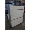 Image 2 : LANE FURNITURE 5 DRAWER CHEST OF DRAWERS - 3 FOOT WIDE X 18.5 INCHES DEEP X 50 TALL