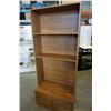 Image 3 : 2 PIECE BOOKSHELF UNIT WITH STORAGE - 30 INCHES WIDE X 16 DEEP X 71 TALL