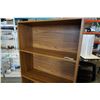 Image 6 : 2 PIECE BOOKSHELF UNIT WITH STORAGE - 30 INCHES WIDE X 16 DEEP X 71 TALL