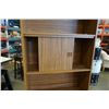 Image 6 : 2 PIECE BOOKSHELF UNIT WITH STORAGE - 30 INCHES WIDE X 16 DEEP X 71 TALL