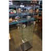 Image 2 : GLASS DISPLAY CABINET - 17 INCHES WIDE X 14.5 DEEP X 64.5 TALL