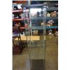 Image 2 : GLASS DISPLAY CABINET - 17 INCHES WIDE X 14.5 DEEP X 64.5 TALL