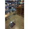 Image 5 : GLASS DISPLAY CABINET - 17 INCHES WIDE X 14.5 DEEP X 64.5 TALL