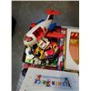 Image 2 : KIDS WORK BENCH WITH TOOLS AND VINTAGE FISHER PRICE PLAY SETS