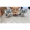 Image 3 : LOT OF PAINTED WOOD ANIMAL FIGURES