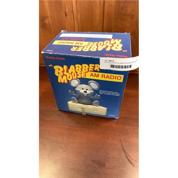 NEW OLD STOCK BLABBER MOUSE RADIO