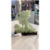 Image 1 : HAND CRAFTED EASTERN SCULPTURE - JADE LIKE