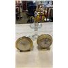 Image 1 : 2 ANTIQUE BABY BEN CLOCKS AND ATOMISER