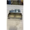 Image 2 : ART DECO BOX W SILVER PLATE CIGARETTE CASE AND TONGS