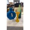 Image 1 : French vase and two art glass vases